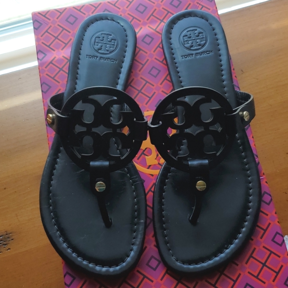 Tory Burch (Black) Miller Sandal 6.5